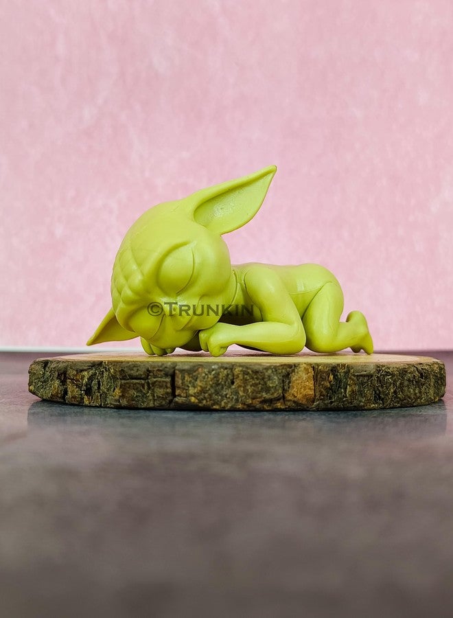 Trunkin Star Wars Yoda Baby The Child Sleeping Position PVC 9CM Action Figure for Collection - Image 5